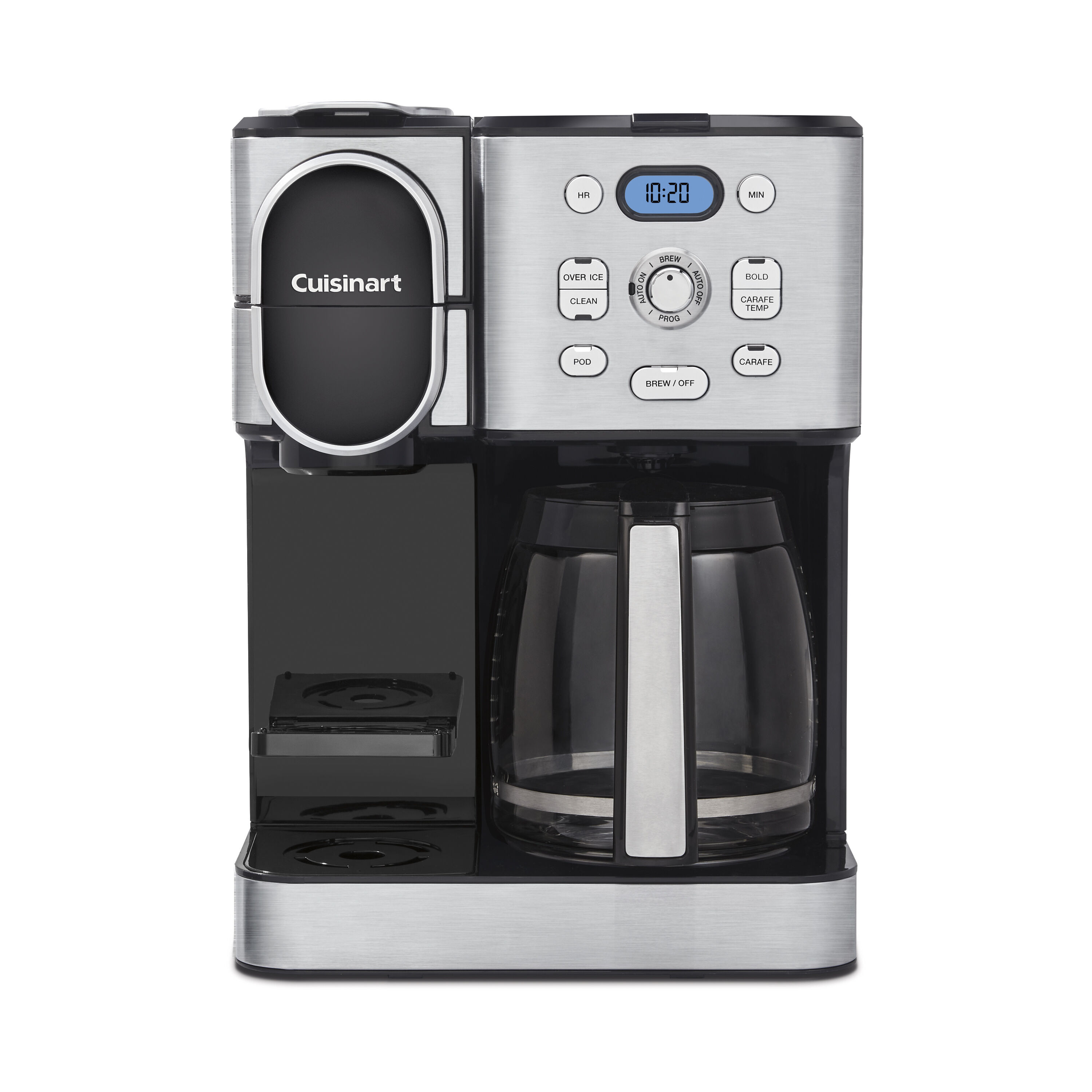2-in-1 Coffee Maker: Single-Serve, Drip, Hot/Iced - Cuisinart
